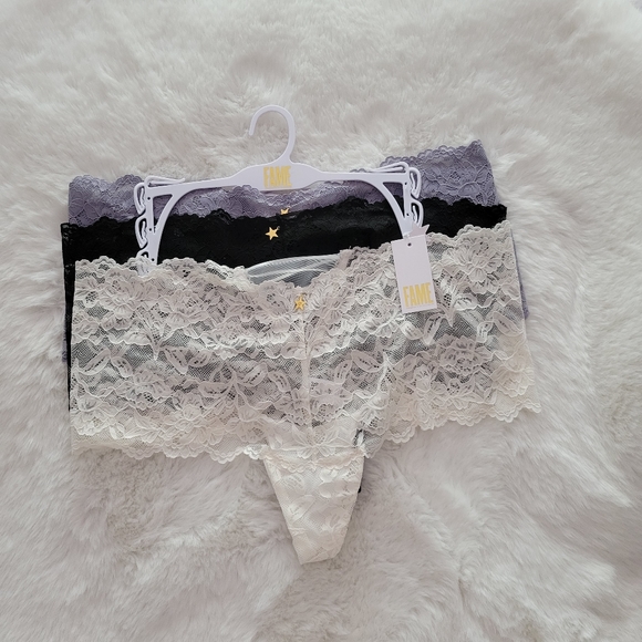 Frederick's of Hollywood Other - 🪻FREDERICKS OF HOLLYWOOD BRAND NEW 3-PACK LACE CHEEKY SIZE S